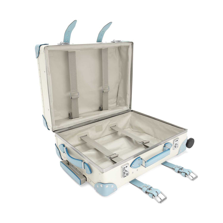 Centenary · Carry-On - 4 Wheels | Ivory/Pastel Blue/Chrome