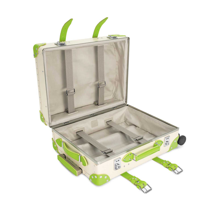 Centenary · Carry-On - 4 Wheels | Ivory/Parrot Green/Chrome