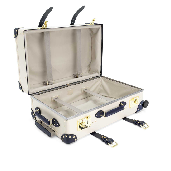 Centenary · Medium Check-In - 4 Wheels | Ivory/Navy/Gold