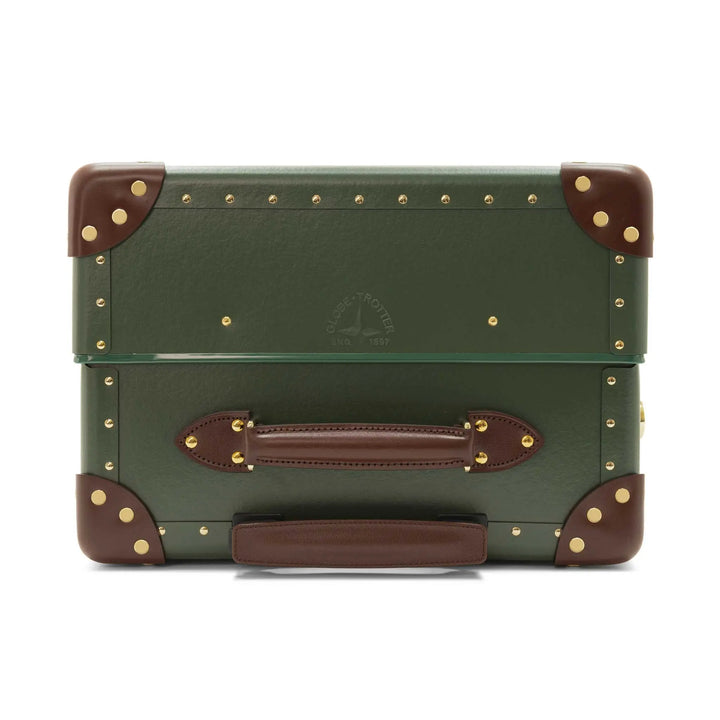 Centenary · Medium Check-In - 4 Wheels | Green/Brown - GLOBE-TROTTER