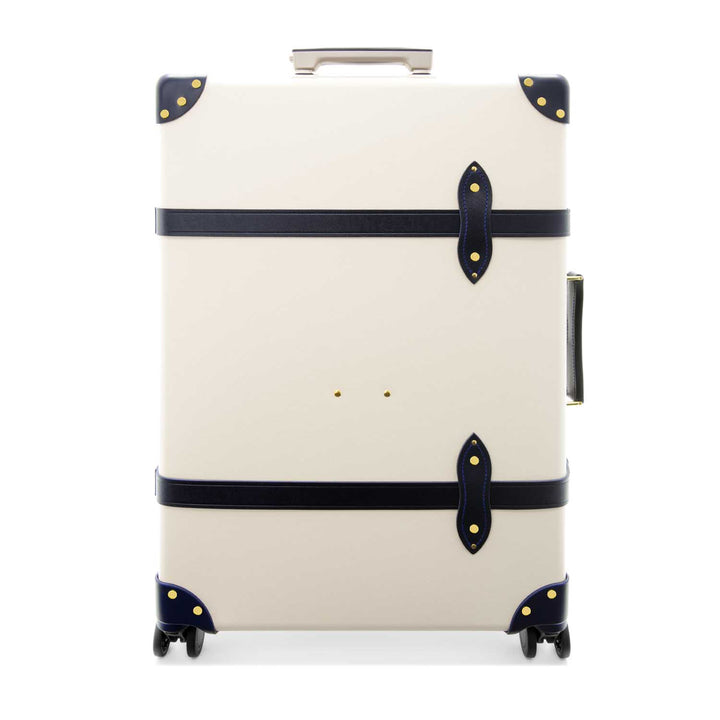 Centenary · Large Check-In - 4 Wheels | Ivory/Navy/Gold