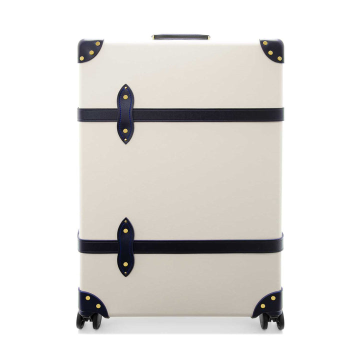 Centenary · Large Check-In - 4 Wheels | Ivory/Navy/Gold