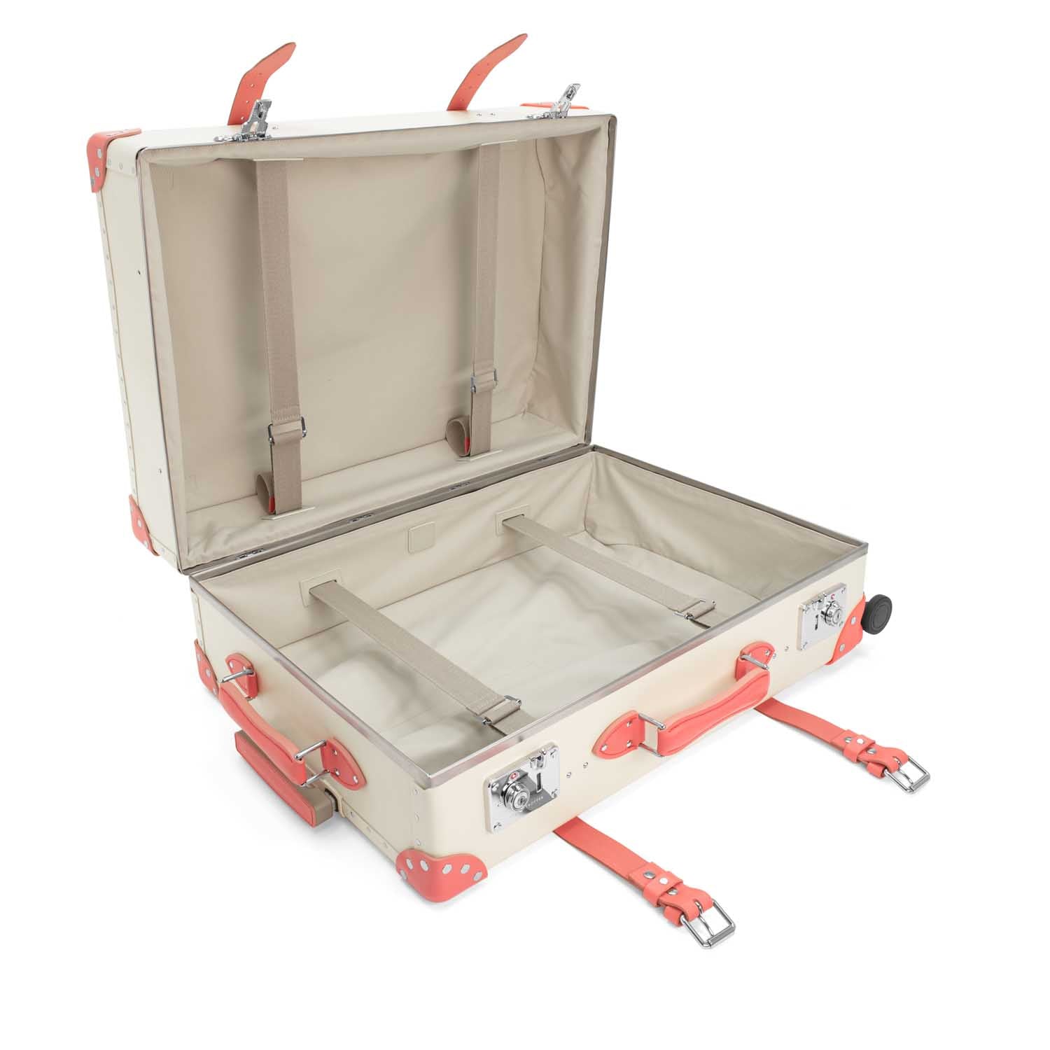Centenary · Large Check-In - 4 Wheels | Ivory/Flamingo/Chrome