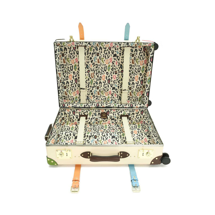 Golf Le Fleur · Large Check-In - 4 Wheels | Ivory/Multi/Gold