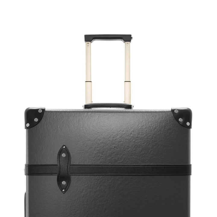 Centenary · Large Check-In - 4 Wheels | Charcoal/Black/Chrome - GLOBE-TROTTER