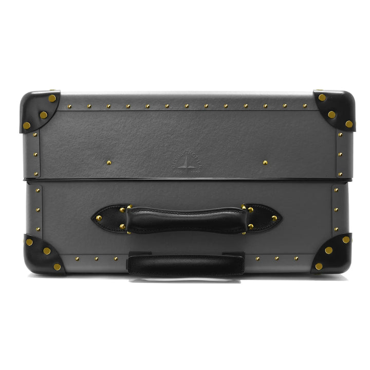 Centenary · Large Check-In - 4 Wheels | Charcoal/Black/Gold - GLOBE-TROTTER