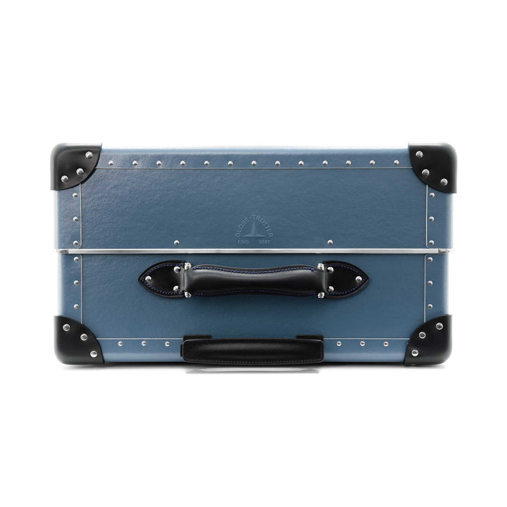 Metropolis · Large Check-In - 4 Wheels | Fog Blue/Navy/Chrome