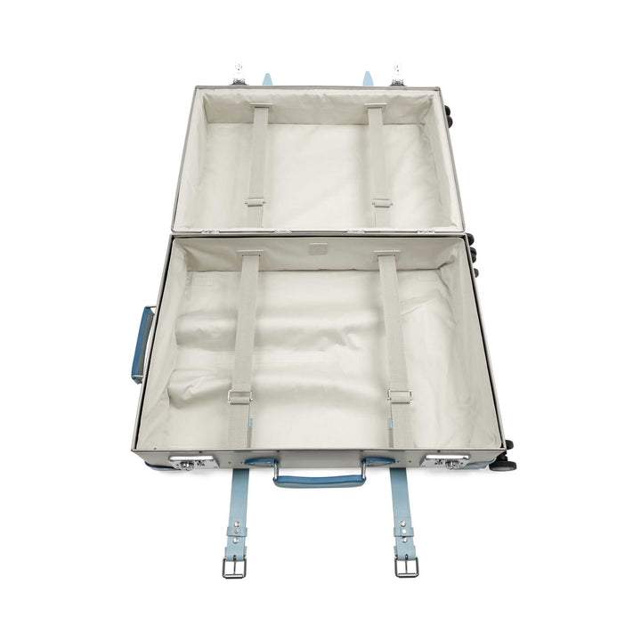 Centenary · Large Check-In - 4 Wheels | Ivory/Pastel Blue/Chrome