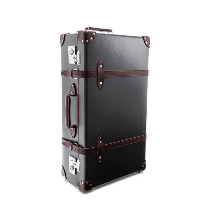 Centenary · Large Suitcase | Brown/Burgundy/Chrome