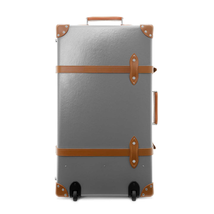 Centenary · Large Suitcase | Grey/Caramel/Chrome