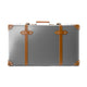 Centenary · Large Suitcase | Grey/Caramel/Chrome