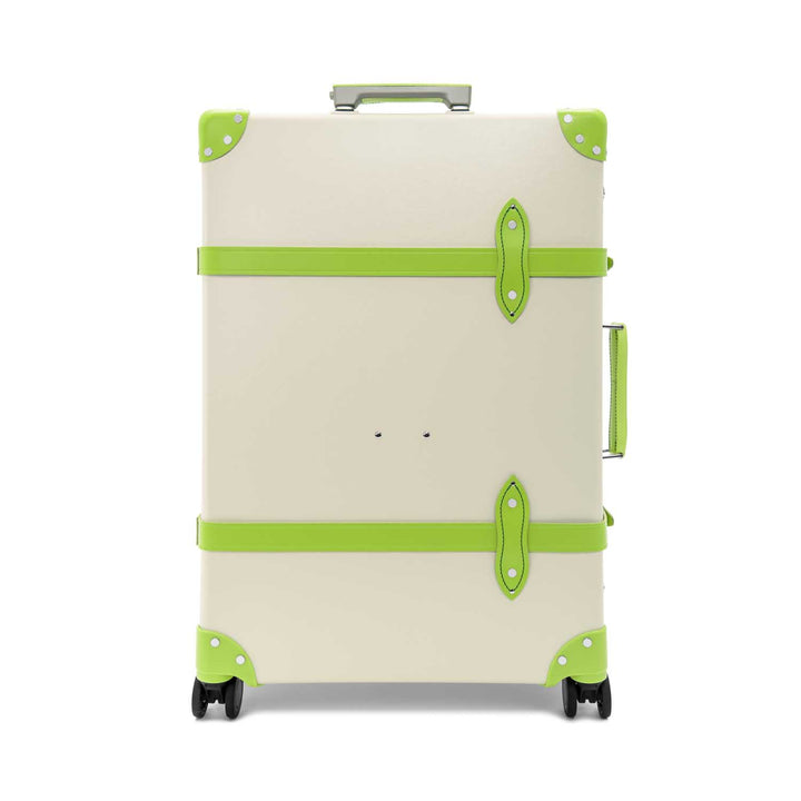 Centenary · Large Check-In - 4 Wheels | Ivory/Parrot Green/Chrome