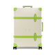 Centenary · Large Check-In - 4 Wheels | Ivory/Parrot Green/Chrome