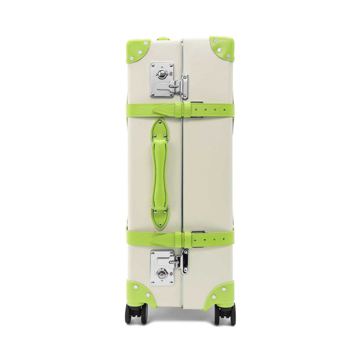 Centenary · Large Check-In - 4 Wheels | Ivory/Parrot Green/Chrome