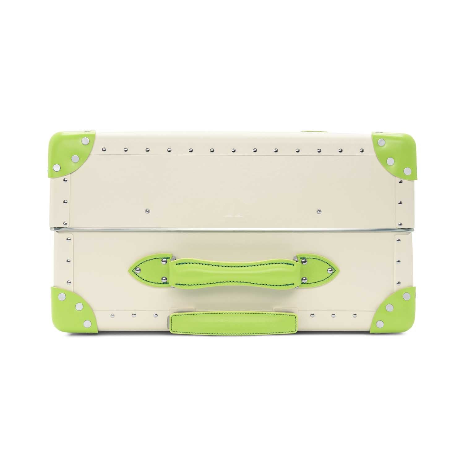 Centenary · Large Check-In - 4 Wheels | Ivory/Parrot Green/Chrome