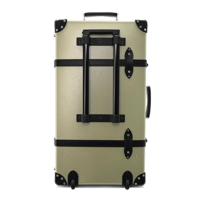 Centenary · Large Check-In - 2 Wheels | Olive/Black/Chrome - GLOBE-TROTTER