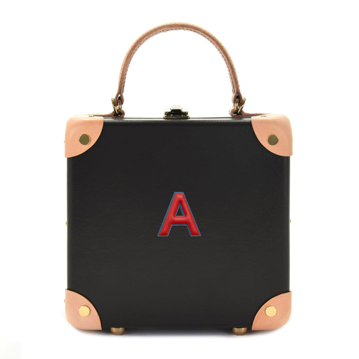 Alphabet · Leather Sticker | Red/Petrol Blue | A