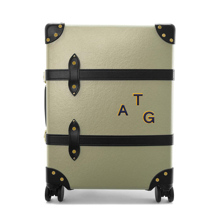 Alphabet · Leather Sticker | Yellow/Dark Blue | A