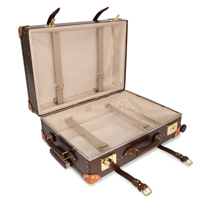 Cotswolds · Large Check-In - 4 Wheels | Brown/Orange/Gold