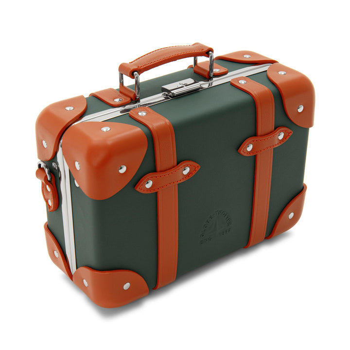 Crafted · Micro Case | Leaf/Orange/Chrome