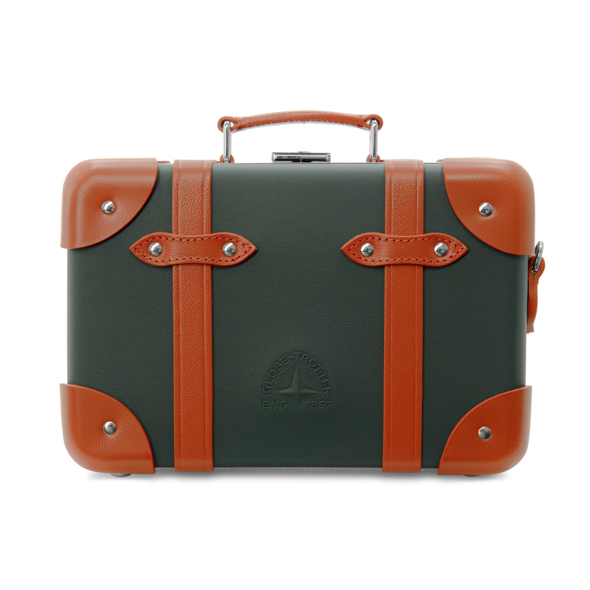 Crafted · Micro Case | Leaf/Orange/Chrome