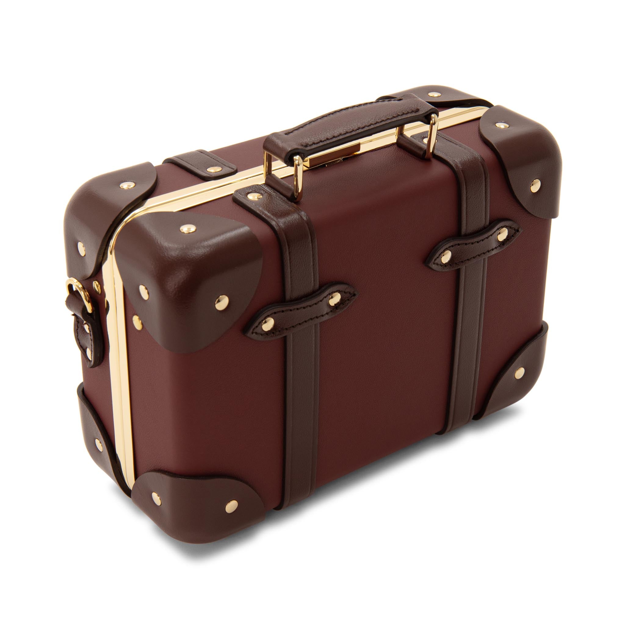Crafted · Micro Case | Sherry Red/Brown/Gold