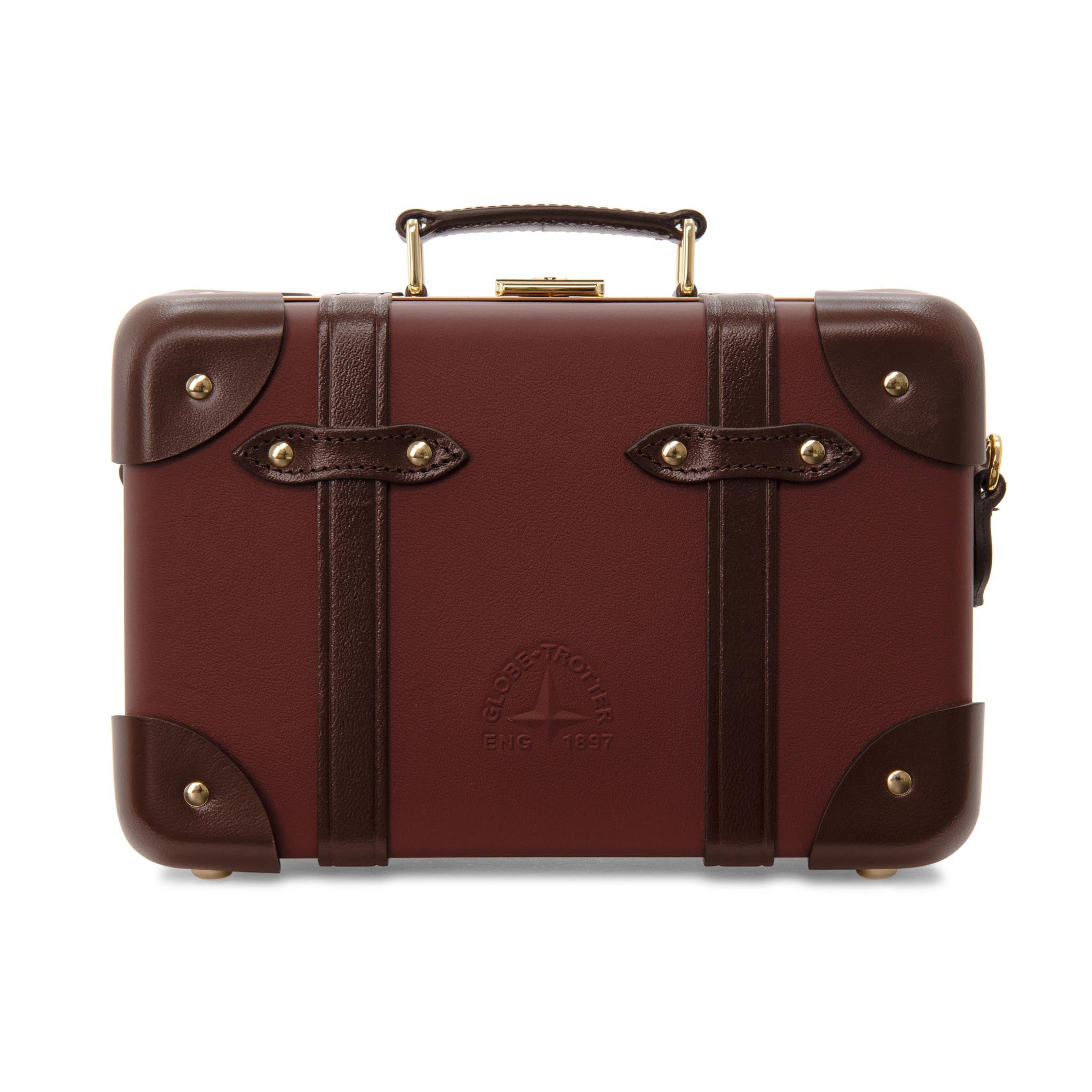 Crafted · Micro Case | Sherry Red/Brown/Gold