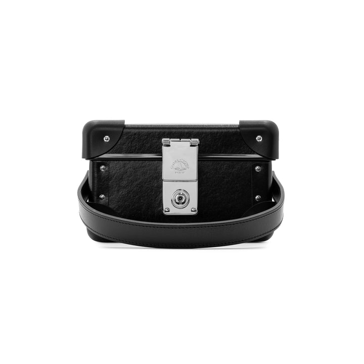 Cutler & Gross · 4-Slot Glasses Cases | Black/Black/Chrome