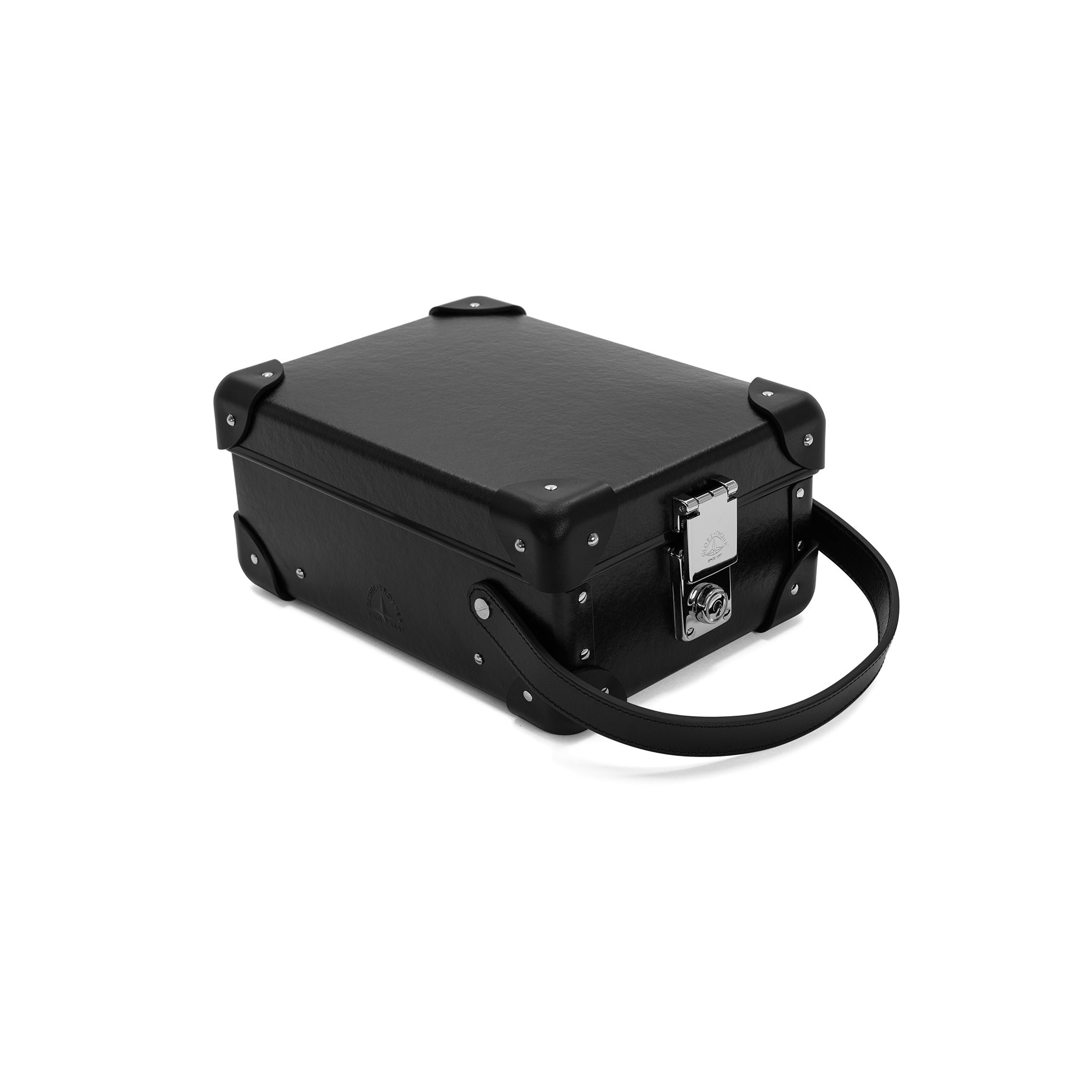Cutler & Gross · 4-Slot Glasses Cases | Black/Black/Chrome