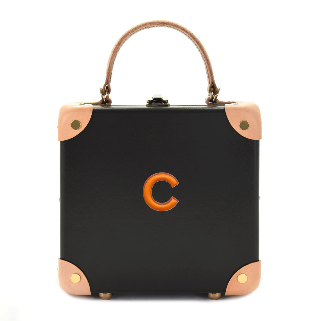 Alphabet · Leather Sticker | Orange/Brown | C