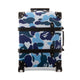 Bape · Carry-On - 4 Wheels | Blue/Black/Chrome