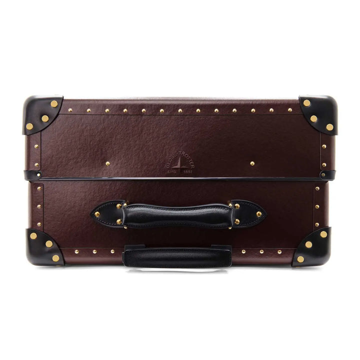 Centenary · Large Check-In - 4 Wheels | Oxblood/Black - GLOBE-TROTTER