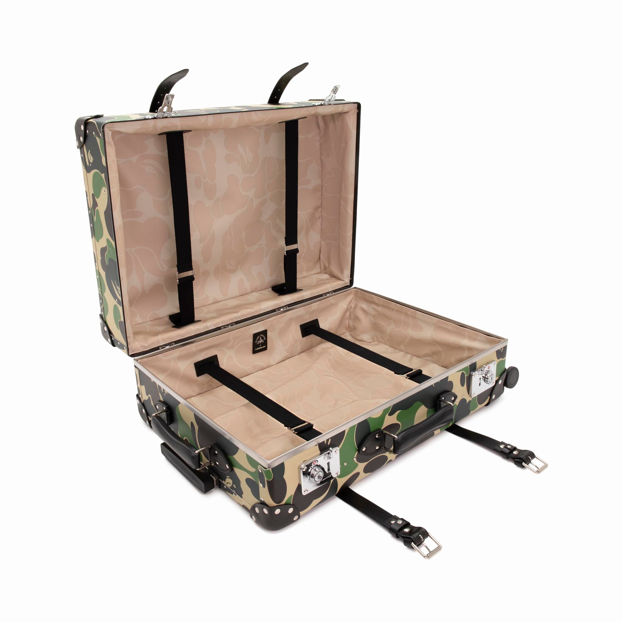 Bape · Large Check-In - 4 Wheels | Green/Black/Chrome