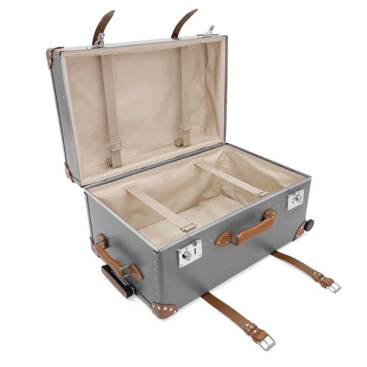 Centenary · XL Trunk - 4 Wheels | Grey/Caramel/Chrome