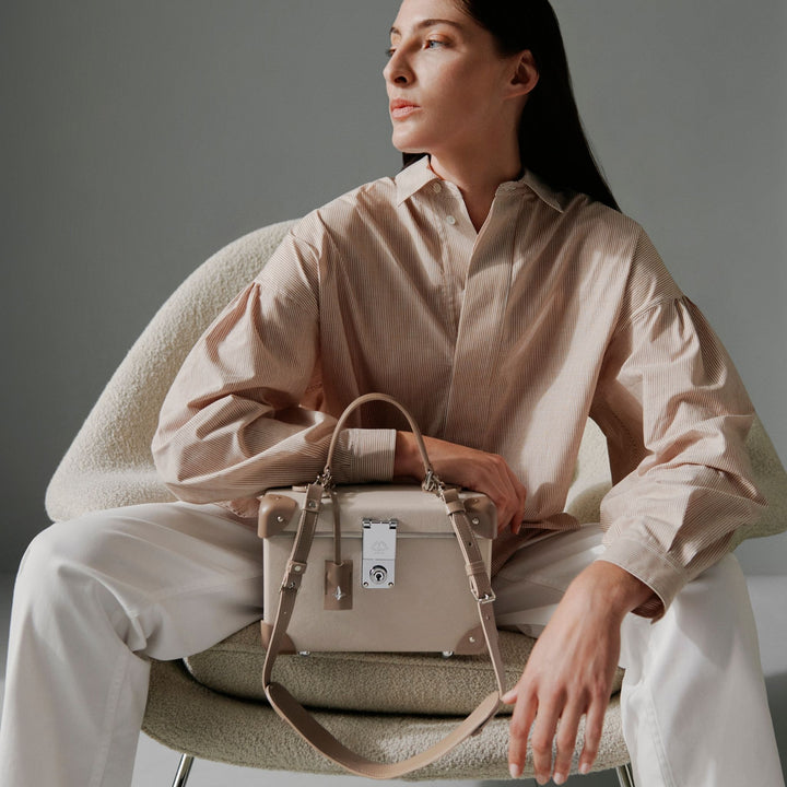 Centenary · Large Handbag | Chalk/Moss/Chrome