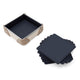 Home Collection · Leather Coasters Set | Navy