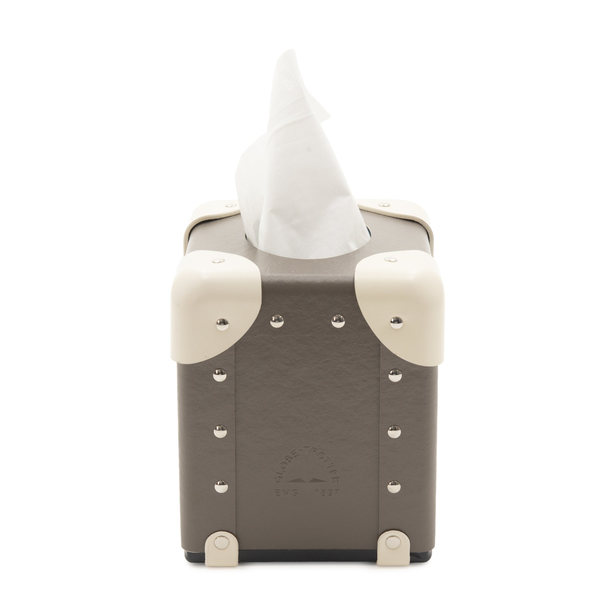 Home Collection · Tissue Box | Noble Brown/Ivory/Gold