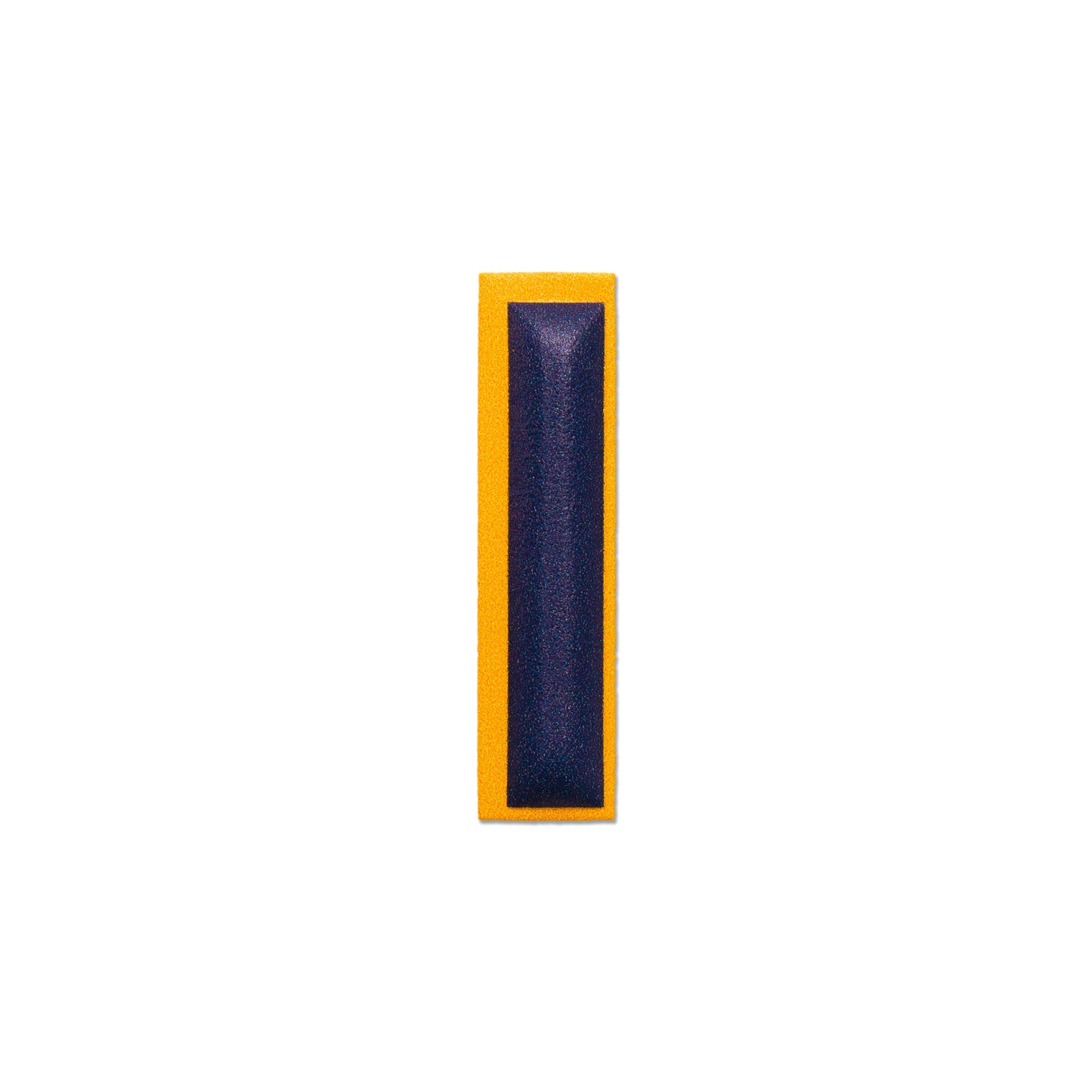 Alphabet · Leather Sticker | Yellow/Dark Blue | I