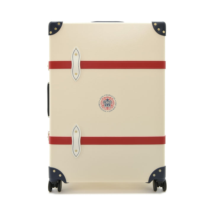 Coronation Special · Large Check-In - 4 Wheels | Ivory/Navy/Gold