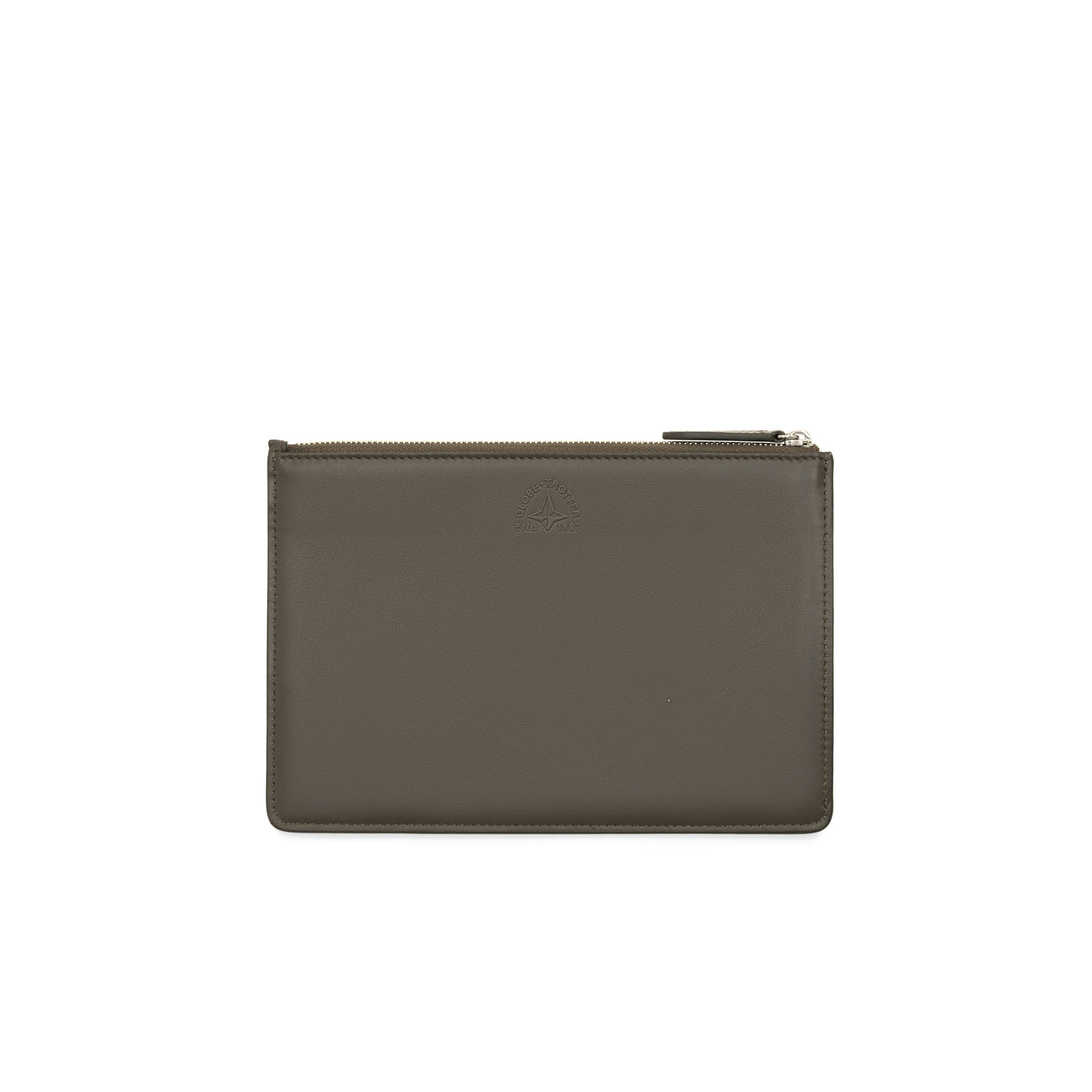 Metropolis · A5 Document Holder | Olive/Chrome