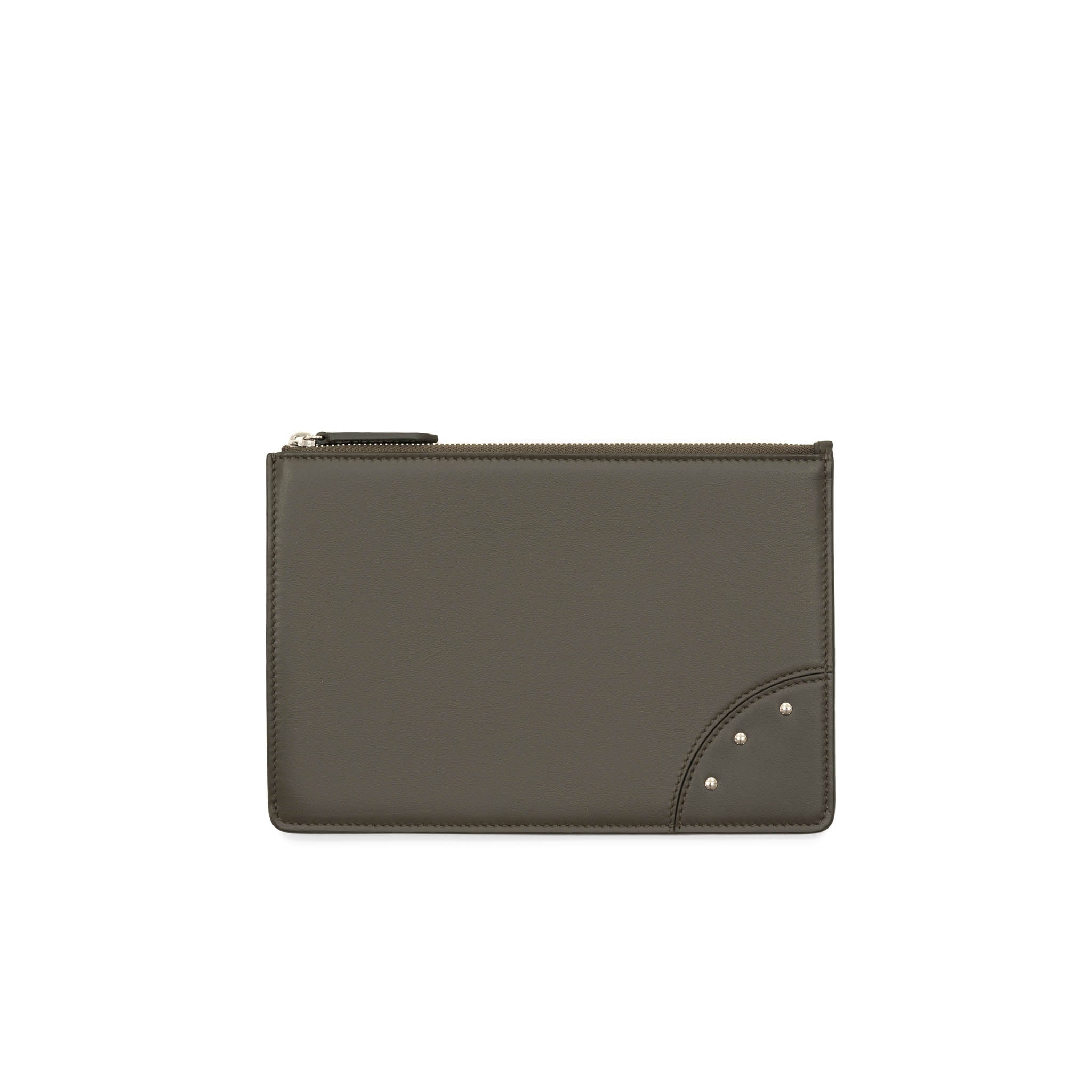 Metropolis · A5 Document Holder | Olive/Chrome