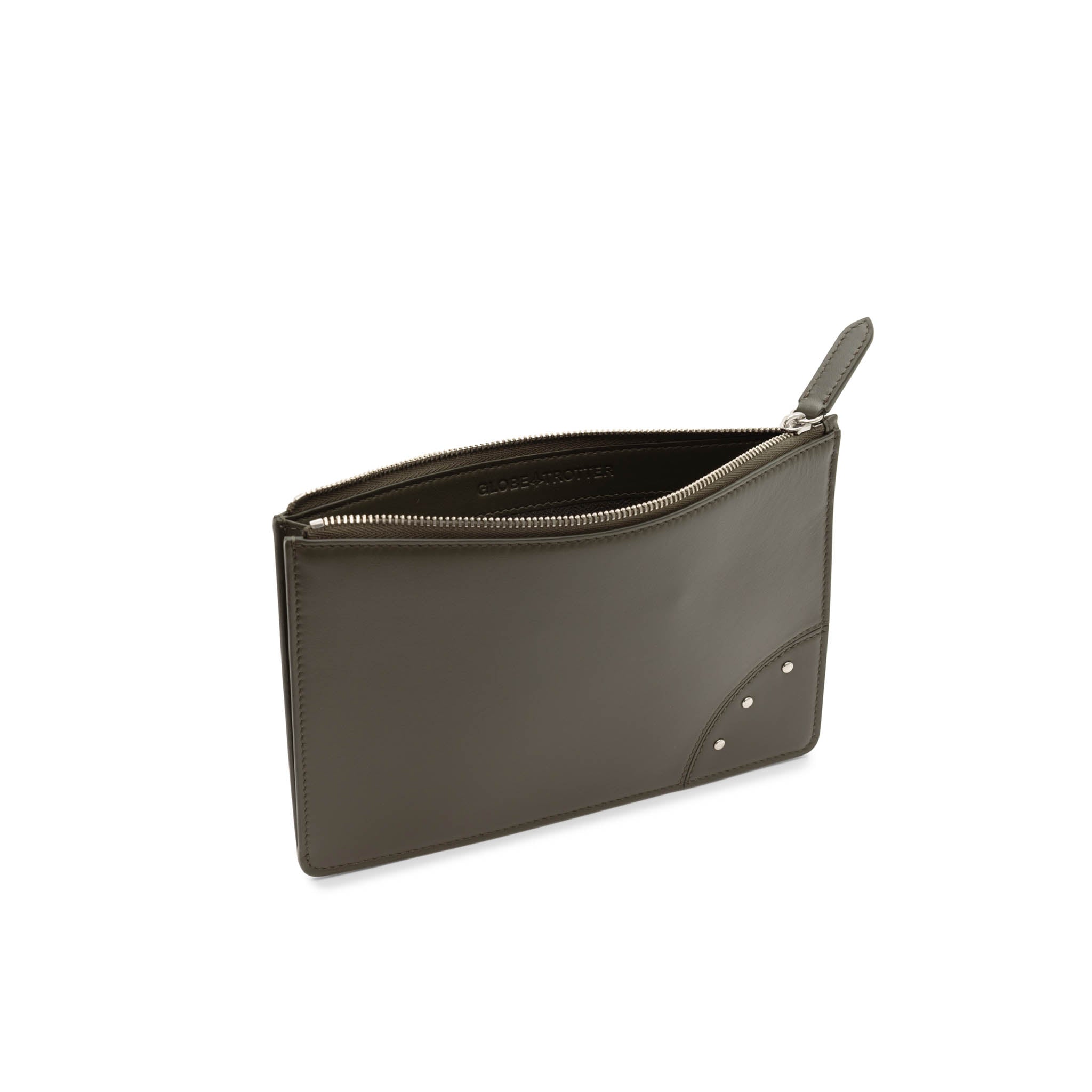 Metropolis · A5 Document Holder | Olive/Chrome
