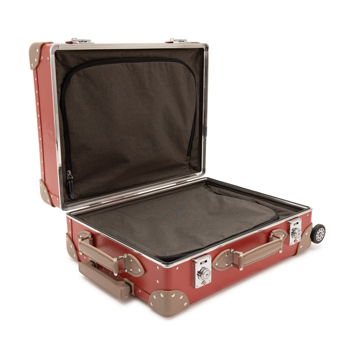 Metropolis · Carry-On - 4 Wheels | Red/Moss/Chrome