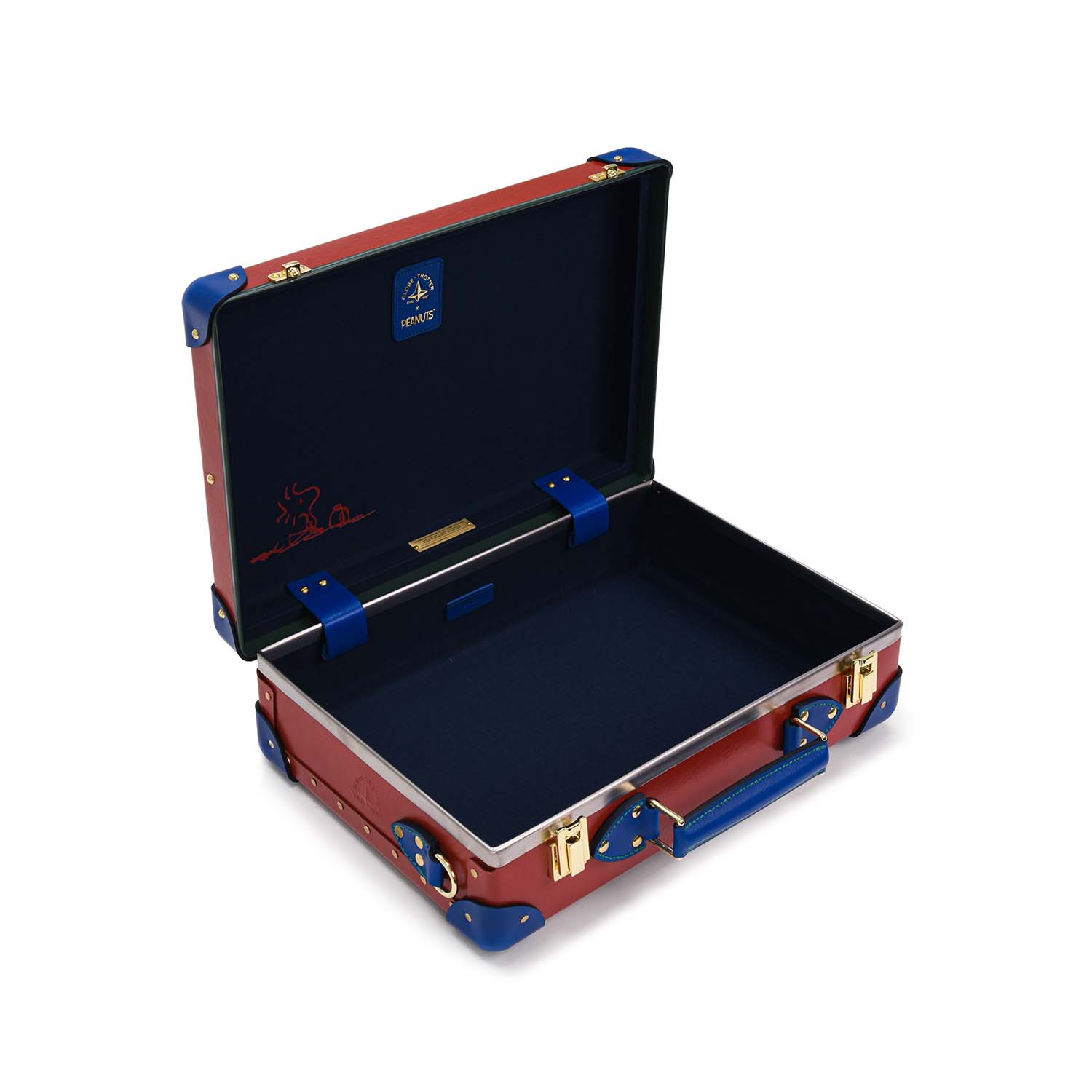 Peanuts · Small Attaché | Red/Cobalt/Gold
