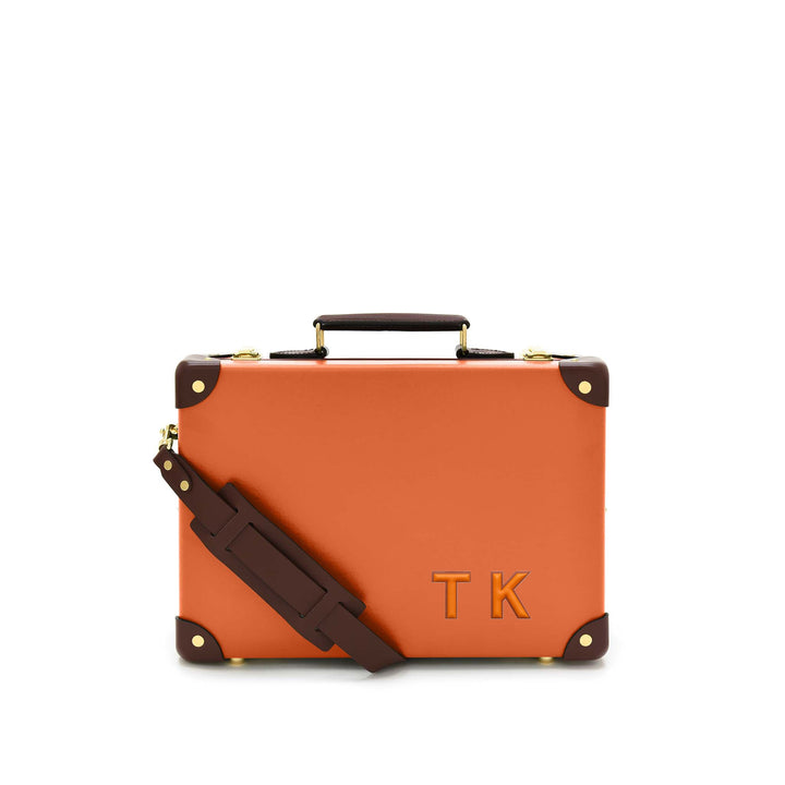 Alphabet · Leather Sticker | Orange/Brown | T