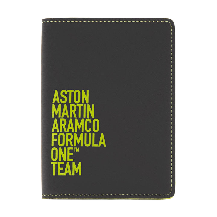 Aston Martin F1 · Passport Sleeve | Charcoal/Black