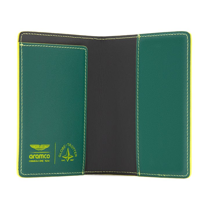 Aston Martin F1 · Passport Sleeve | Charcoal/Black