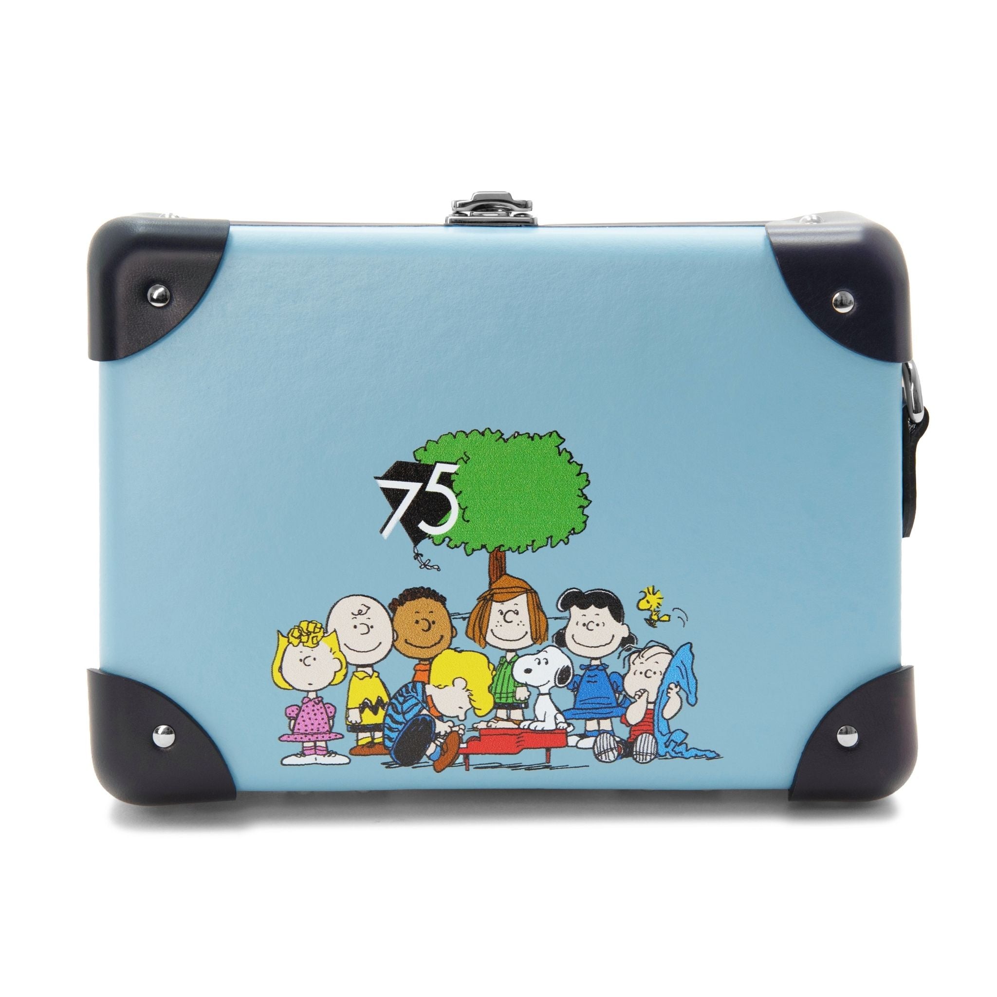 Peanuts 75th Anniversary · Miniature Case | Pastel Blue/Navy/Chrome