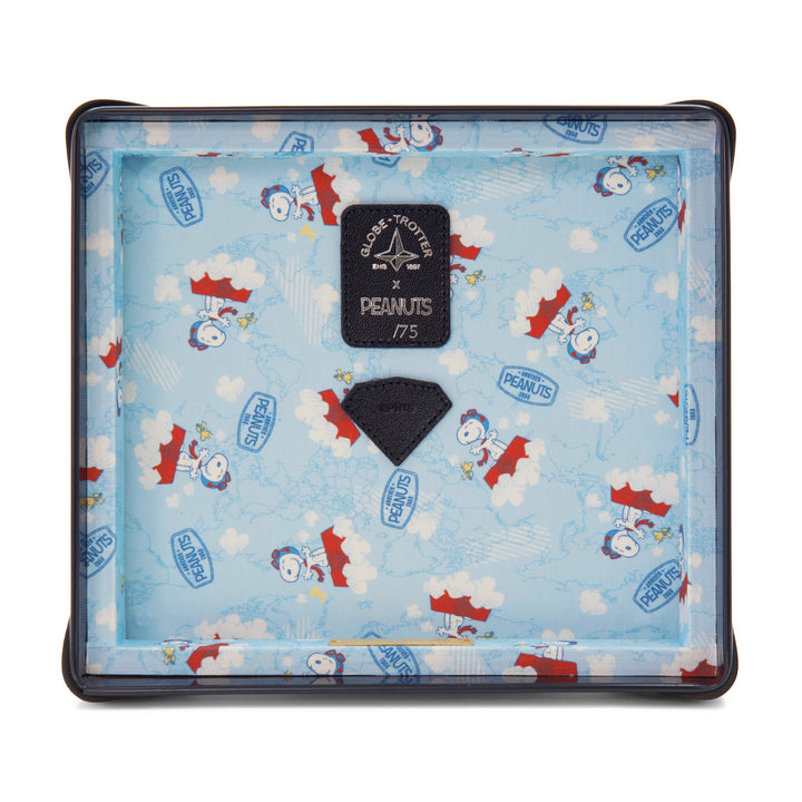 Peanuts 75th Anniversary · Small Storage Box | Pastel Blue/Navy/Chrome
