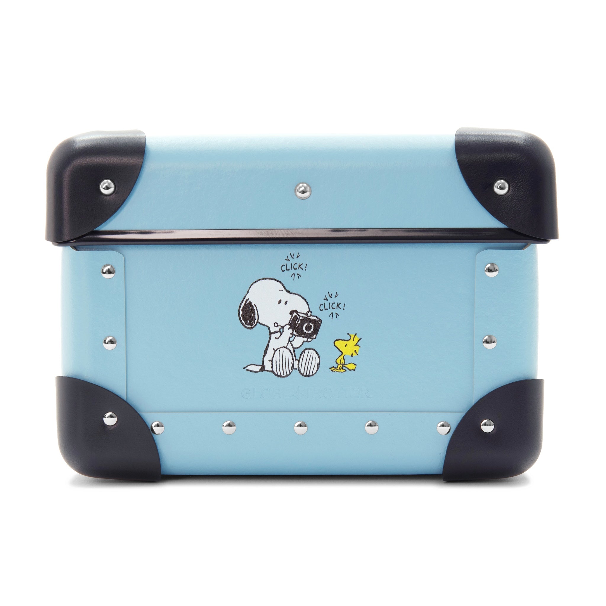 Peanuts 75th Anniversary · Small Storage Box | Pastel Blue/Navy/Chrome